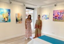 Les 2 Cath exposition Les Rousses