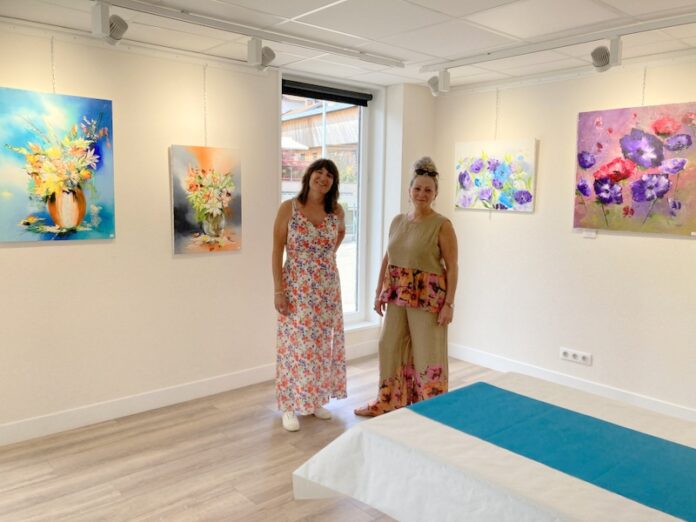Les 2 Cath exposition Les Rousses