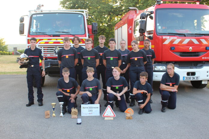 jeunes sapeurs-pompiers Petite Montagne