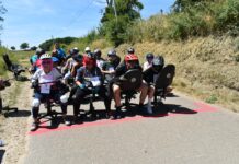 Course de fauteuils de bureau Arbois Jura