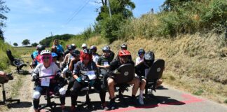 Course de fauteuils de bureau Arbois Jura