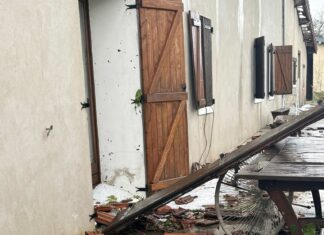 Orage violent dans le Jura