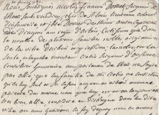 acte de notoriété Mont-sous-Vaudrey