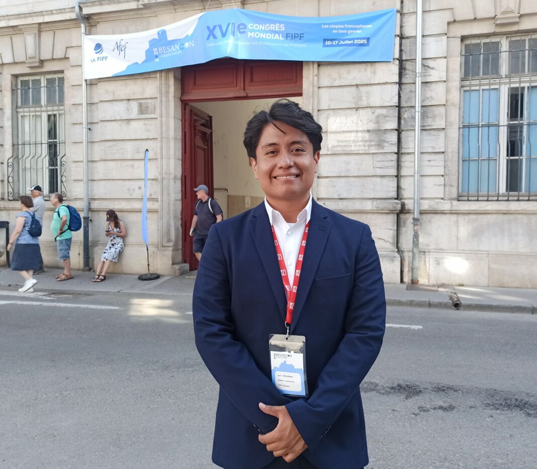 Un professeur mexicain au congrès FLE de Besançon