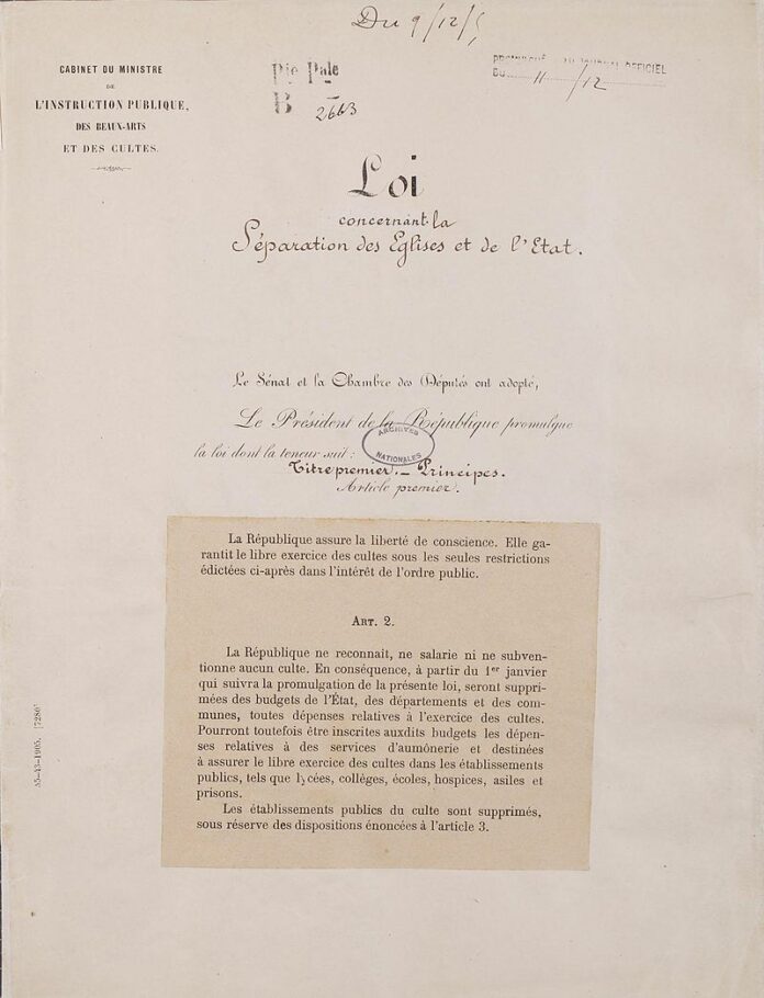 Prix Laïcité 2025 : 120 ans de la loi de 1905
