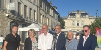 Inauguration place de la liberté Lons-le-Saunier