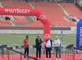 Michel Perraud et Michel Mourlevat au micro