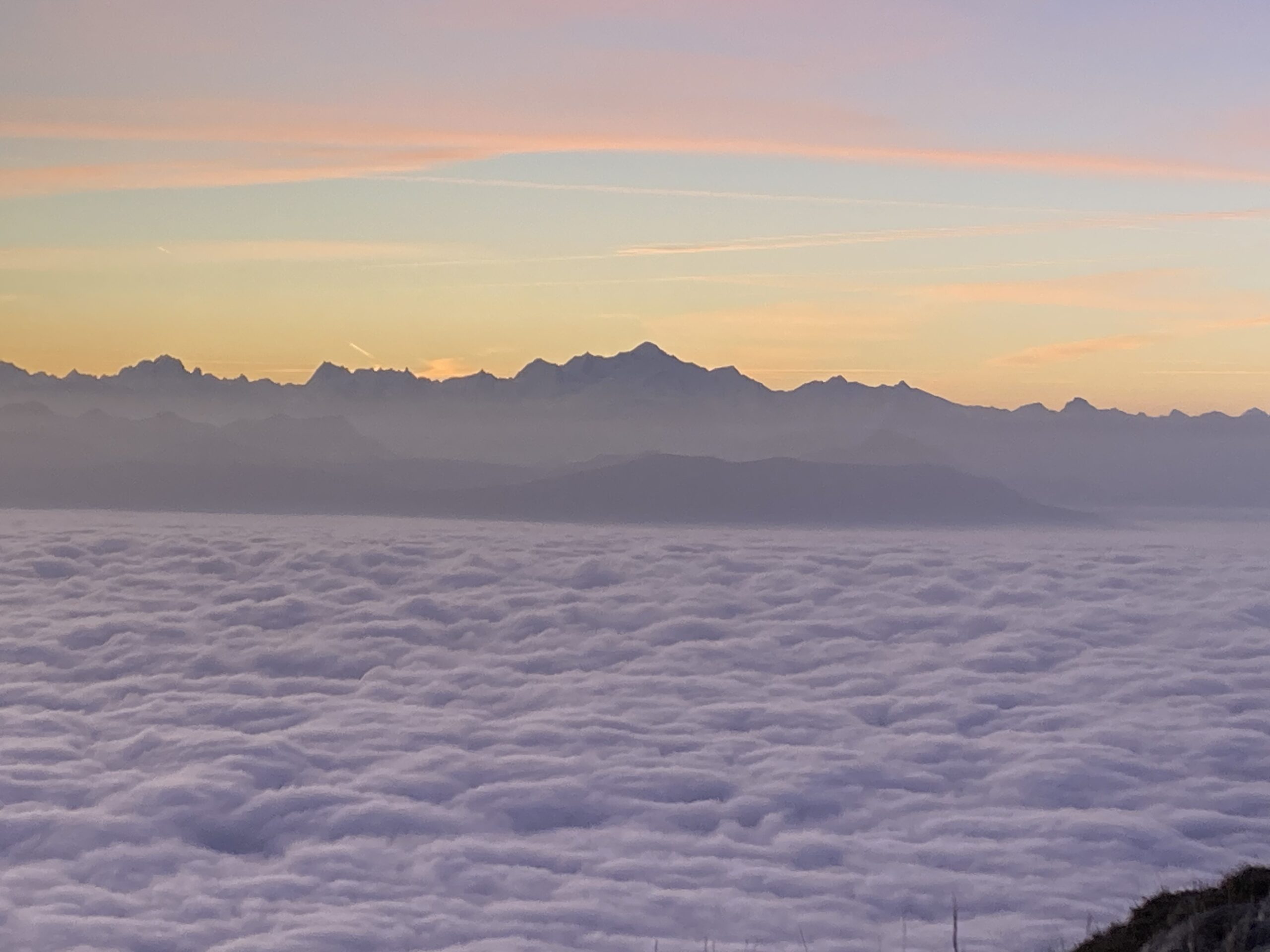 Photos vue du haut des Alpes