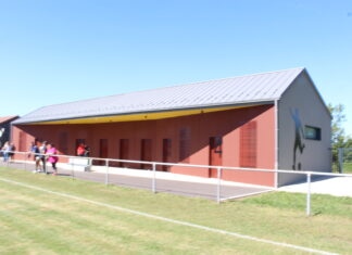 Nouveau vestiaire FC Petite Montagne