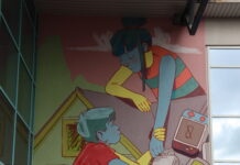 fresque collège Louis Lumière Oyonnax