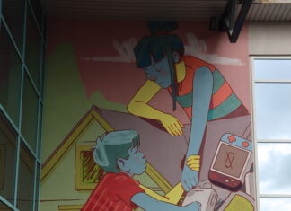 fresque collège Louis Lumière Oyonnax