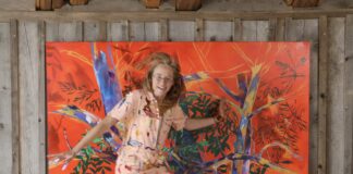 Artiste devant sa toile