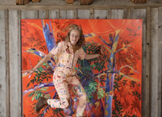 Artiste devant sa toile