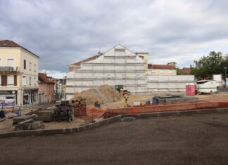 Haut-Bugey. La photo de la semaine : Les travaux avancent Illustration travaux en ville