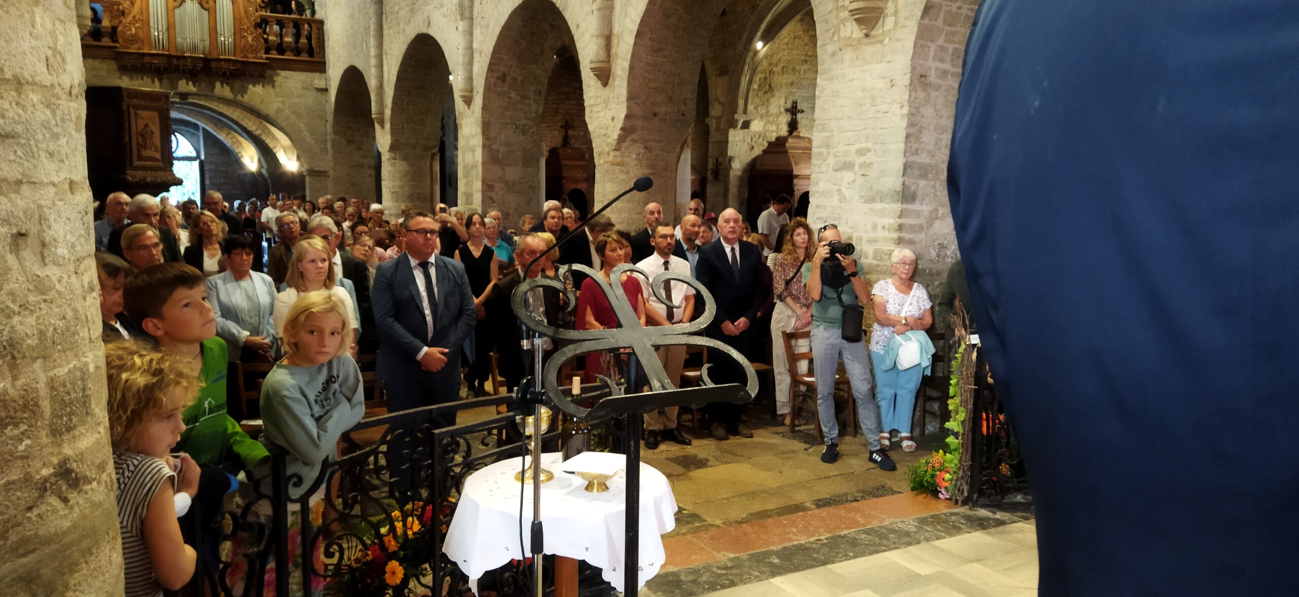 Céremonie religieuse afin de fêter Le Biou