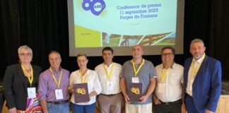 Le livre des 80 ans de Juramonts comté qui a été présenté à la presse puis au public, ce jeudi 10 septembre.