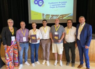 Le livre des 80 ans de Juramonts comté qui a été présenté à la presse puis au public, ce jeudi 10 septembre.