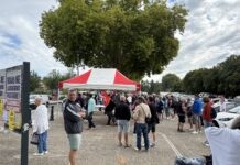 Un point de rassemblement collectif, situé avenue de Lahr.