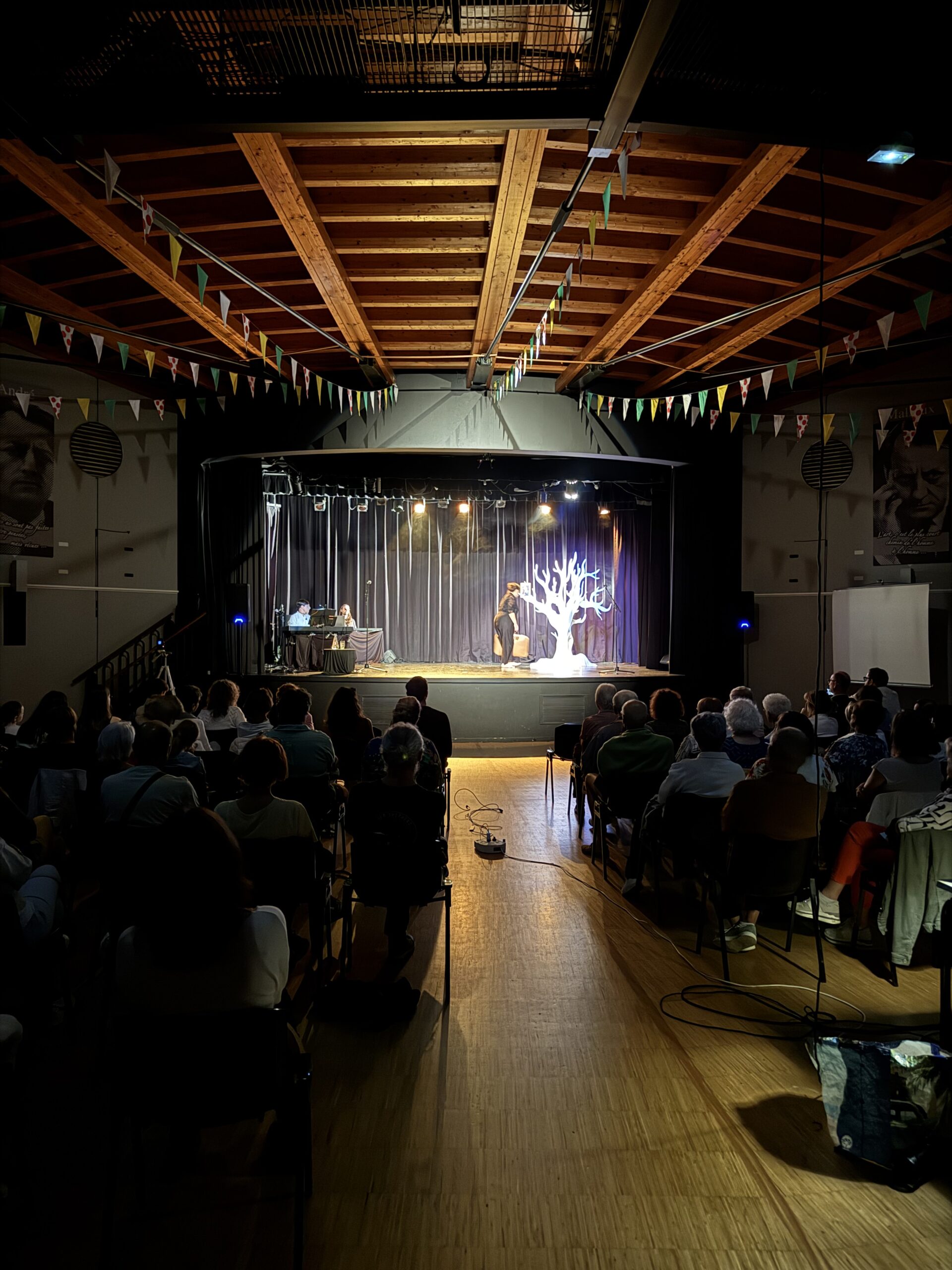 Salle de concert avec son public à l'espace André Malraux de Nantua