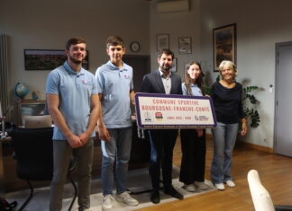 Dole. La ville a dévoilé ses nouveaux ambassadeurs du sport Les trois nouveaux ambassadeurs sportifs de la ville de Dole. Crédit photo : Edwin Rolland / Ville de Dole