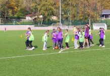 Football les yeux bandés