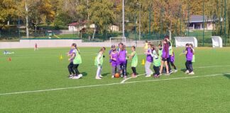 Football les yeux bandés