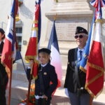 Constance, huit ans nouvelle porte-drapeau à Poligny