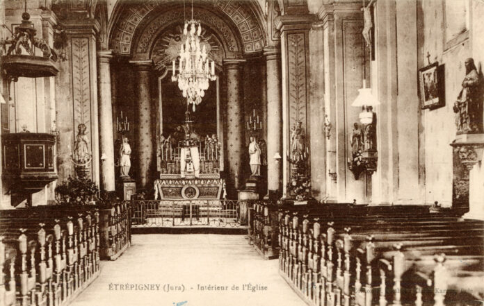 Étrepigney (Jura). L'intérieur de l'église. Dole, H. Combet. - 7Fi184 - Lot 1 - Média 1 - Archives départementales du Jura Astuce grand-mère pour avoir moins froid