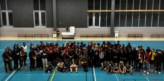 Dole. Equipes et sportifs récompensés pour leurs performances La traditionnelle photo des sportives et sportifs.