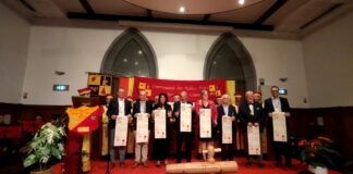 Jura. 35e Grand Chapitre des Vendanges Commanderie des Nobles Vins du Jura et du Comté