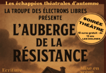 Affiche Pièce de Théatre "L'auberge de la résistance"a