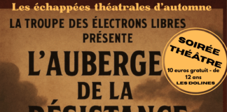 Affiche Pièce de Théatre "L'auberge de la résistance"a