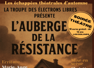 Affiche Pièce de Théatre "L'auberge de la résistance"a
