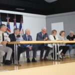 Lt Colonel Clowez, Philippe Prost, Jean Louis Brides, Luc Barthelet, Danielle Brulebois, Marie Laure Perrin, Frédéric Brides.