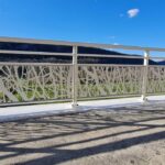 Photo garde corps blanc