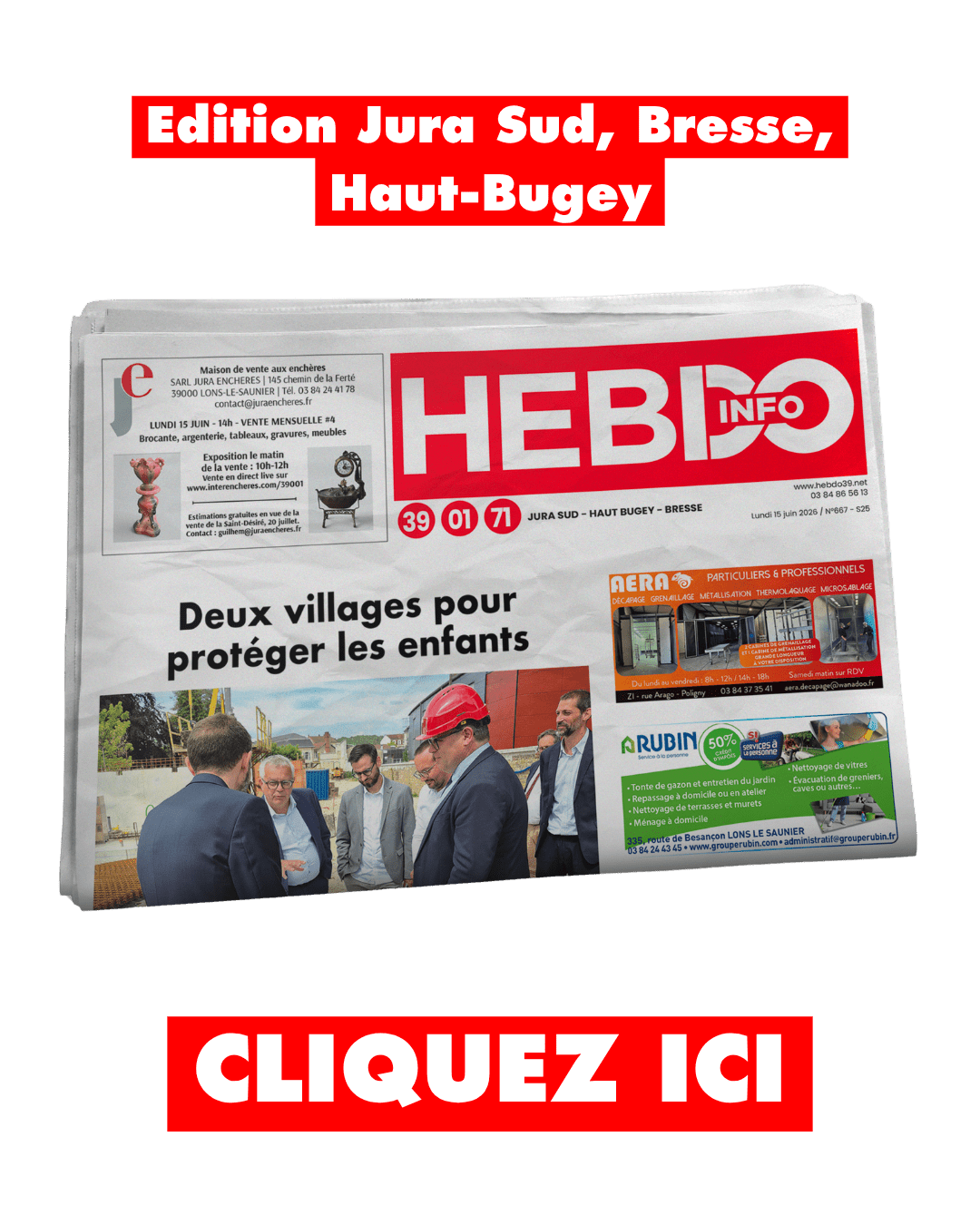HebdoInfo Jura Sud Bresse Haut Bugey