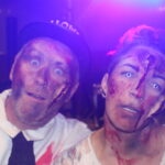 Deux Zombies maquillés par Laure Aubineau