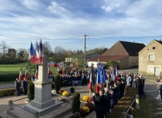 Dole. À Goux, élus, habitants et enfants unis pour le souvenir des soldats tombés pour la France