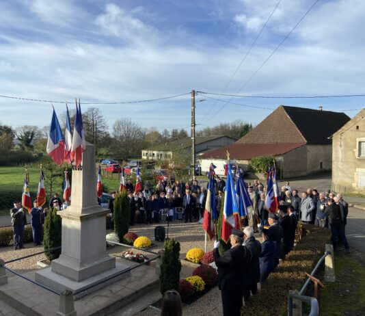 Dole. À Goux, élus, habitants et enfants unis pour le souvenir des soldats tombés pour la France
