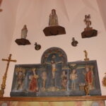 Retable polychrome du XVe siècle