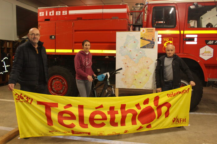 Les pompiers pret pour le Téléthon Téléthon Petite Montagne