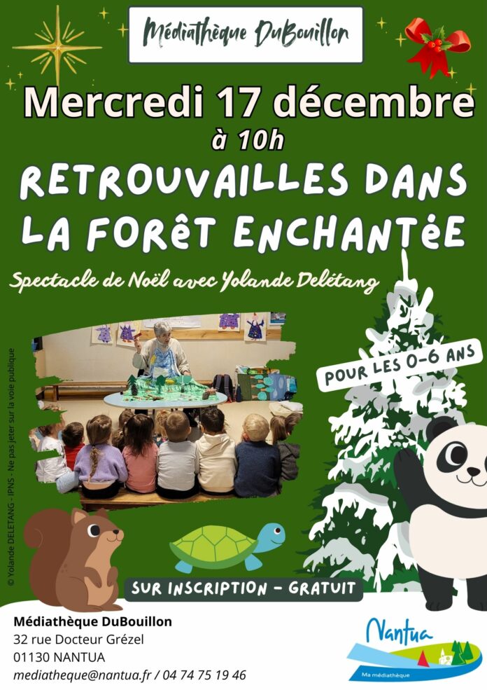 Médiathèque DuBouillon Spectacle Enfant Nantua Haut Bugey