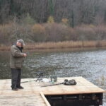 Un pêcheur satisfait de ces nouveaux équipements