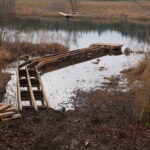 Un ponton en cours de réalisation