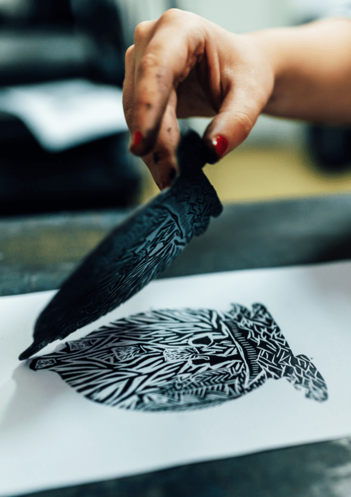 Atelier Linogravure Chez Man's Saint Laurent En Grandvaux
