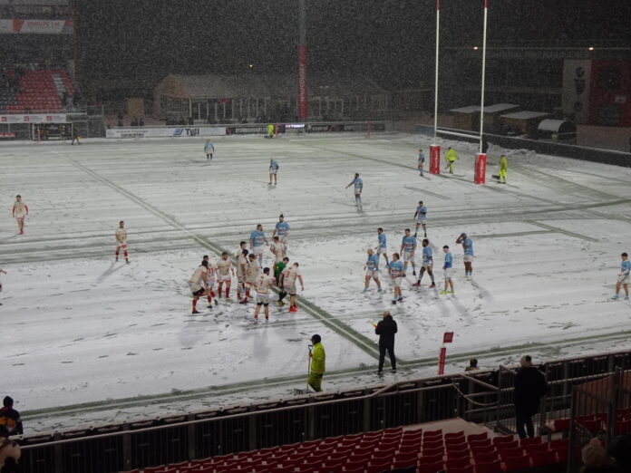 Match entre Oyonnax Rugby et l’US Carcassonne
