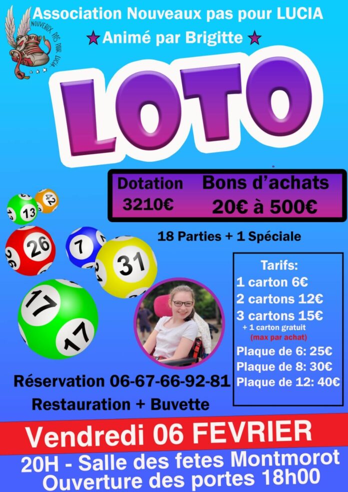 Loto Nouveaux pas pour LUCIA