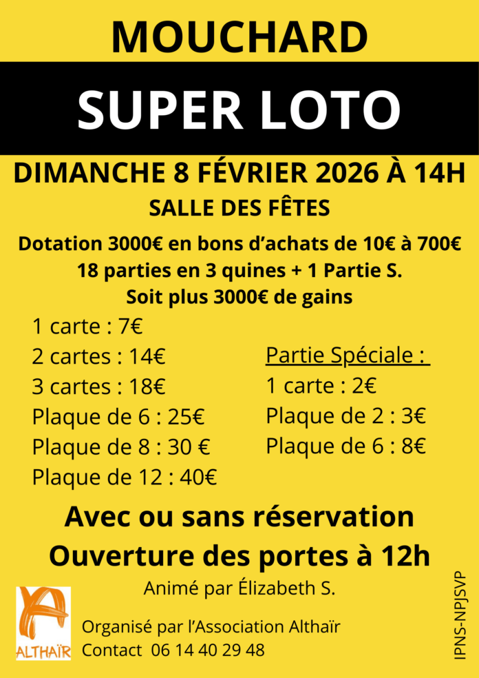 Alt'Hair Association Super Loto Mouchard