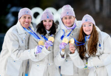 Quentin Fillon Maillet et Lou Jeanmonot