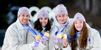 Quentin Fillon Maillet et Lou Jeanmonot